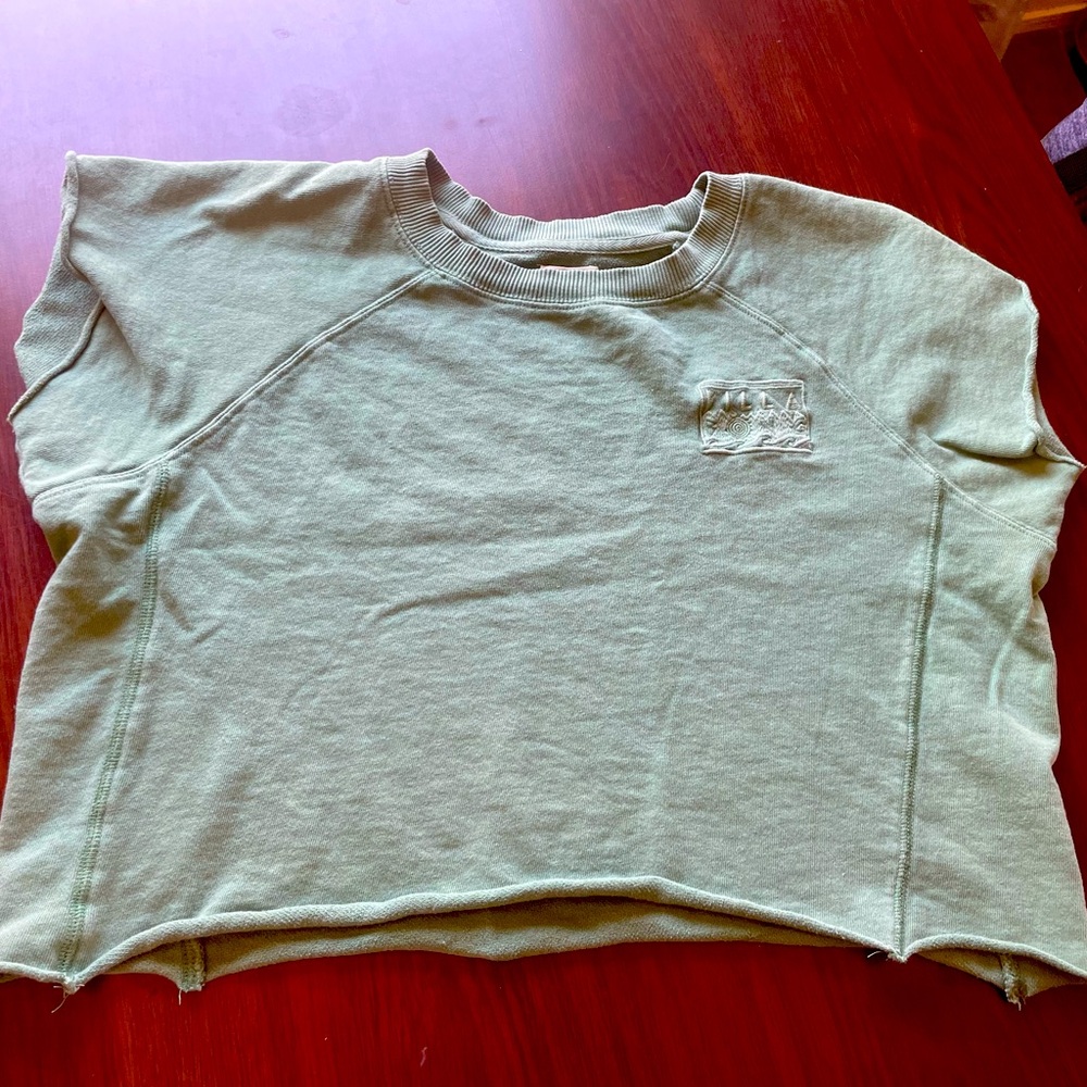 Green after swim crop top - Billa Bong Brand